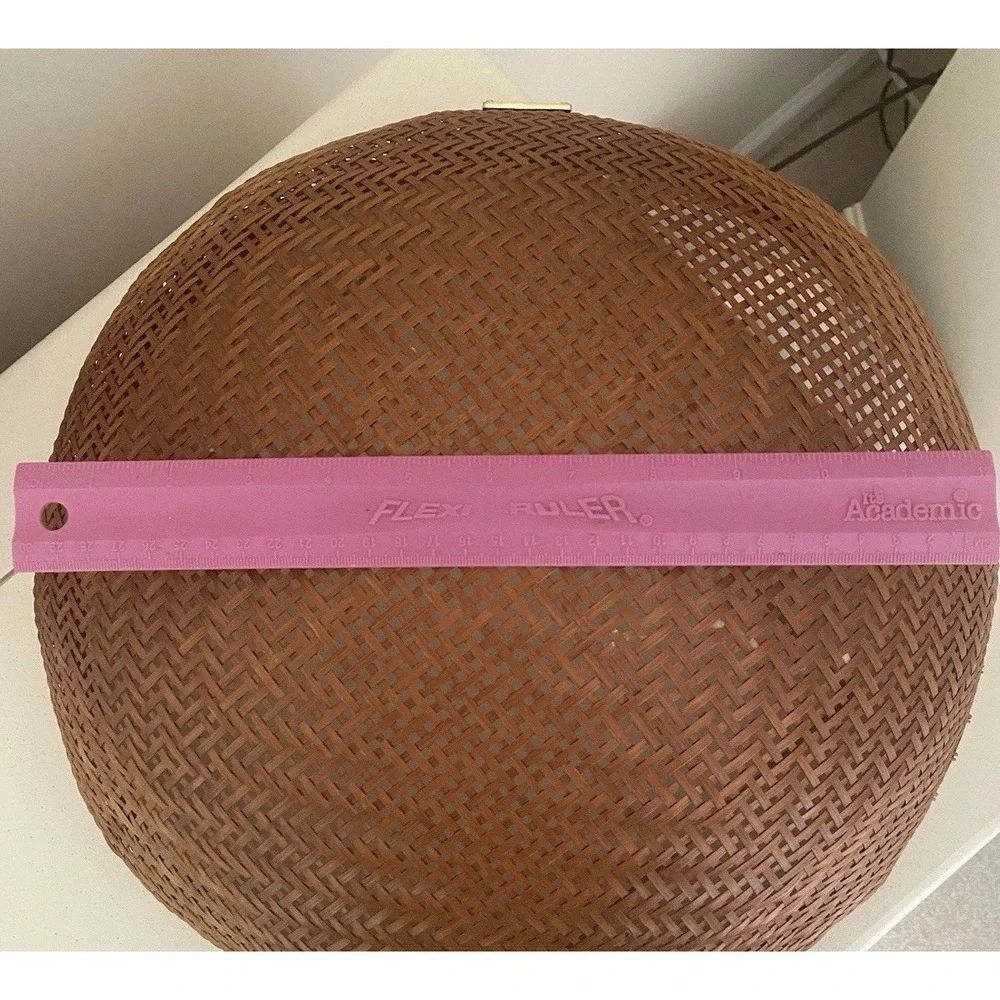 Anne Klein Brand Storage Display Rattan Basket For linen, Magazines Organization